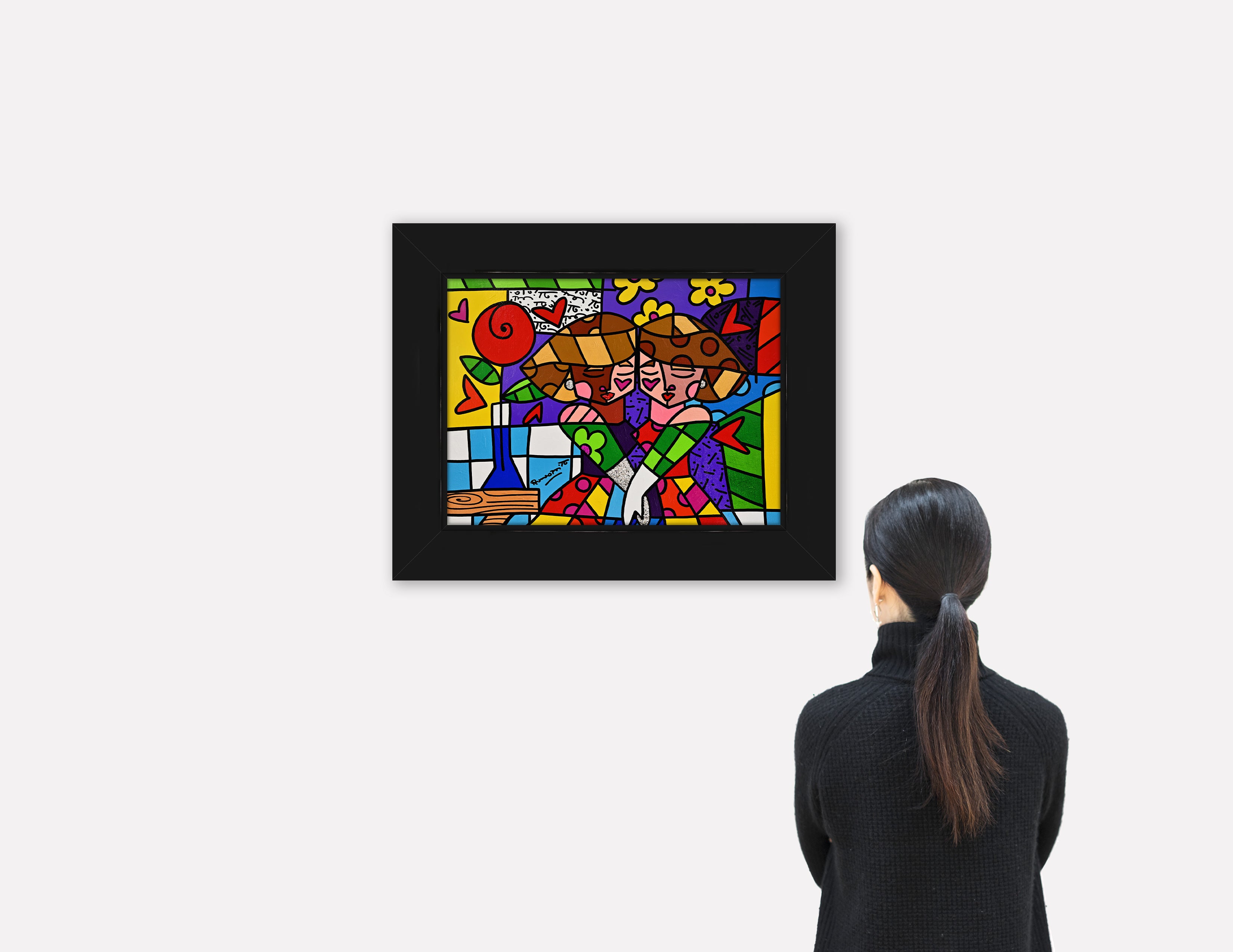 【R&B】Promysc Art Of Love LOVE IS LOVE - Original Painting - Shop Britto