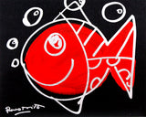 RED FISH -  Original Drawing