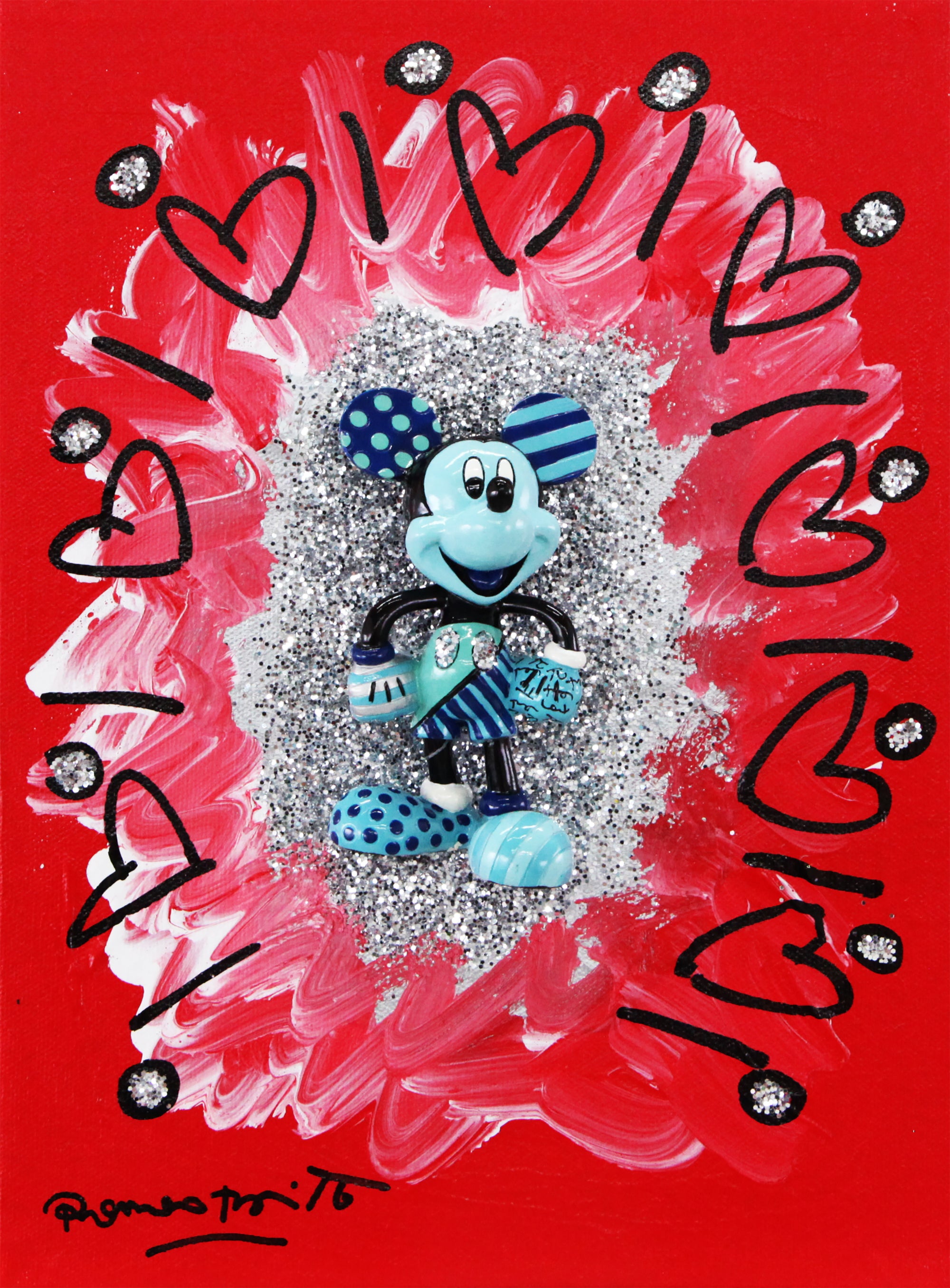 Love Explosion (Mickey Assemblage) - Disney By Britto - Original