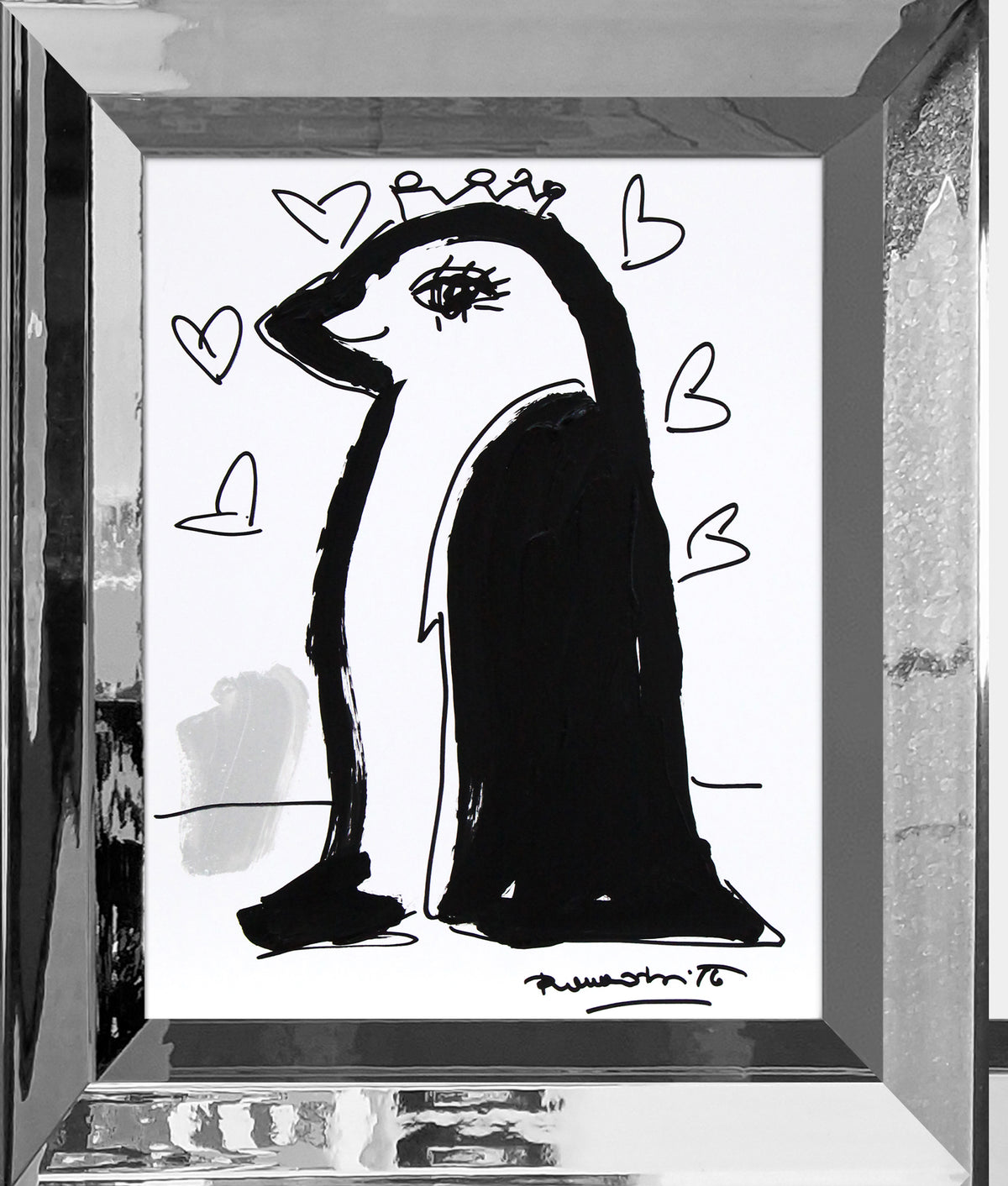 thomas collection penguin original drawing  artistic colorful design collectible