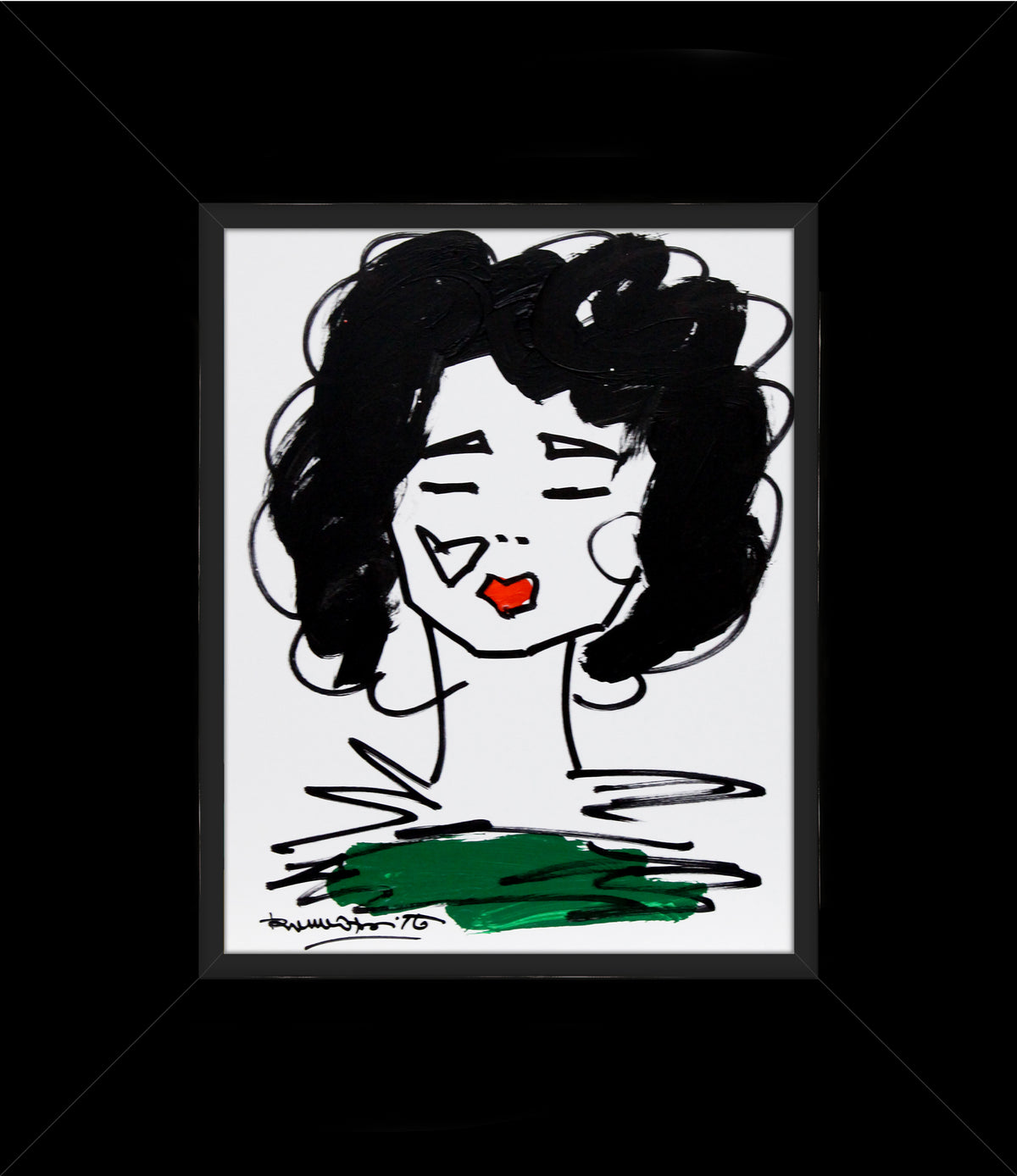 love collection original drawing  colorful decorative collectible gift idea