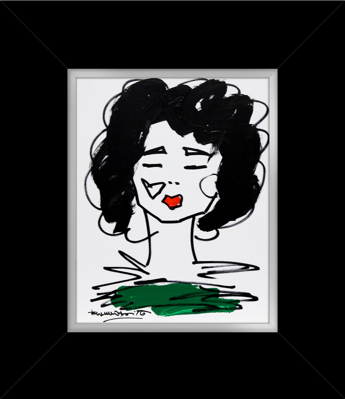 love collection original drawing  colorful decorative collectible gift idea
