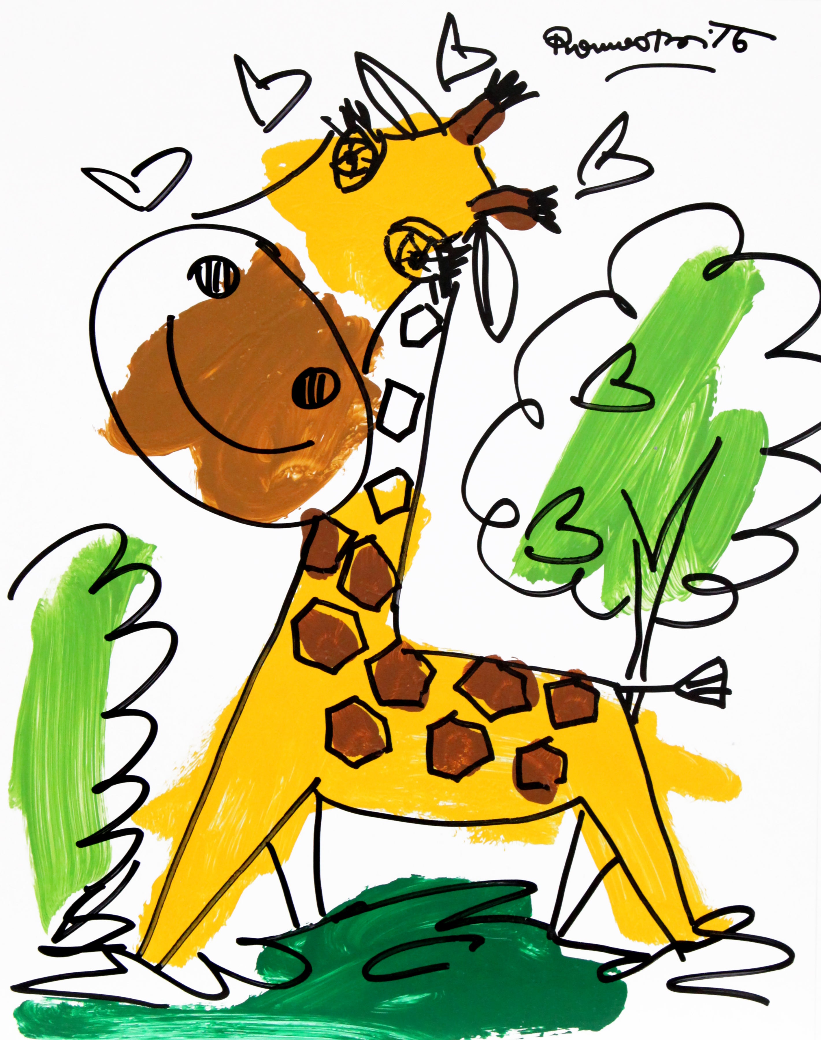 How to Draw a Giraffe - Easy Drawing Tutorial For Kids