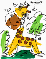 THOMAS COLLECTION (GIRAFFE) - Original Drawing