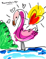 THOMAS COLLECTION (FLAMINGO) - Original Drawing