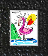 THOMAS COLLECTION (FLAMINGO) - Original Drawing