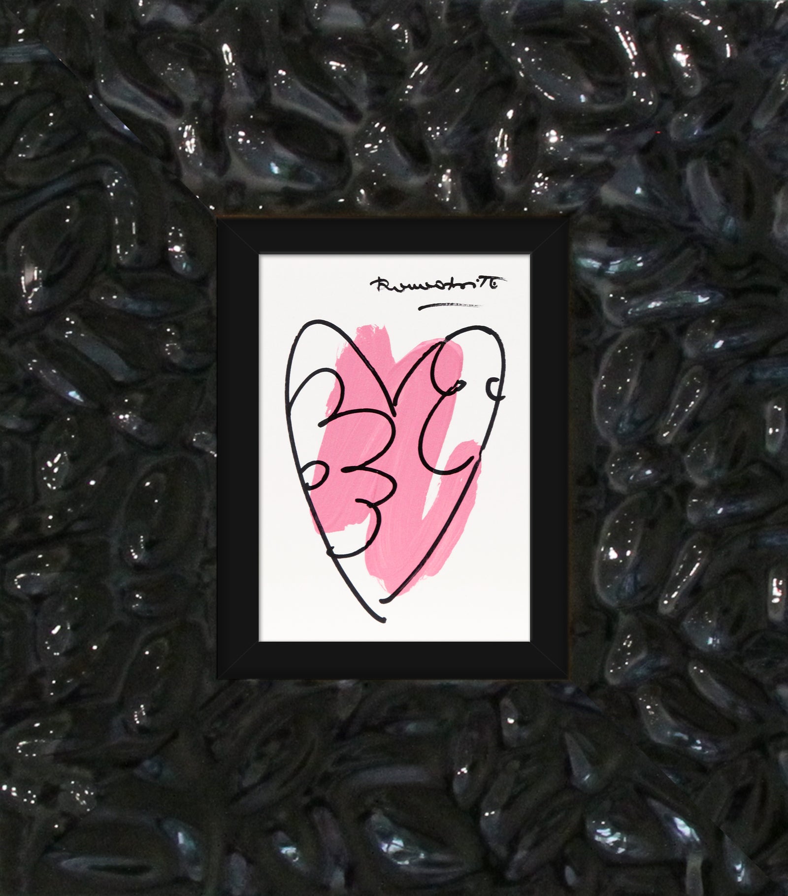 thomas heartbeat collection original drawing  colorful decorative collectible gift idea