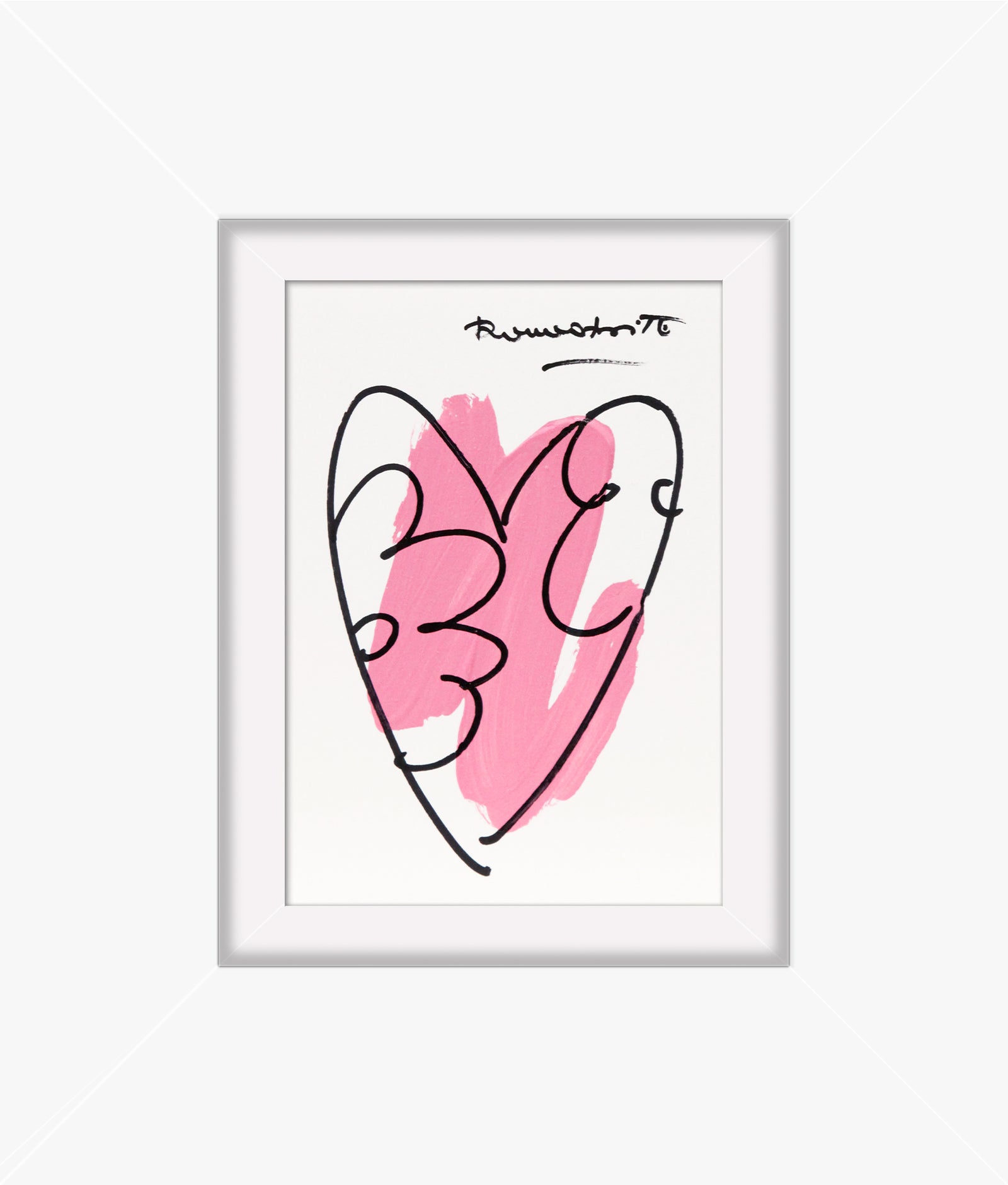 thomas heartbeat collection original drawing  colorful decorative collectible gift idea