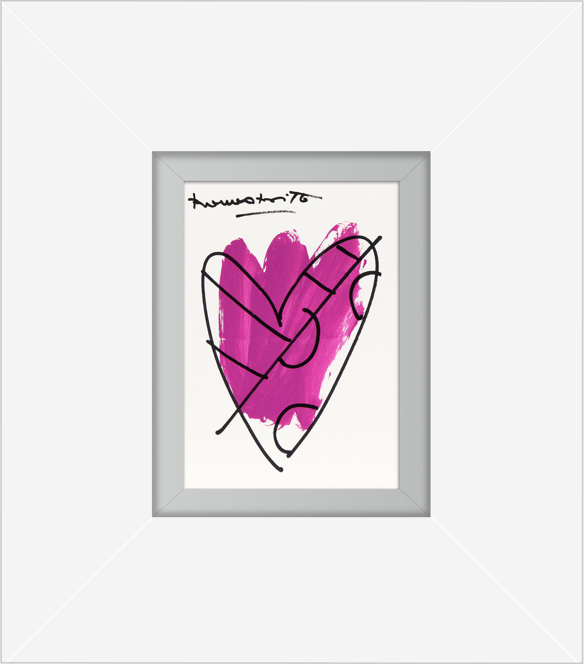 thomas heartbeat collection original drawing  colorful decorative collectible gift idea