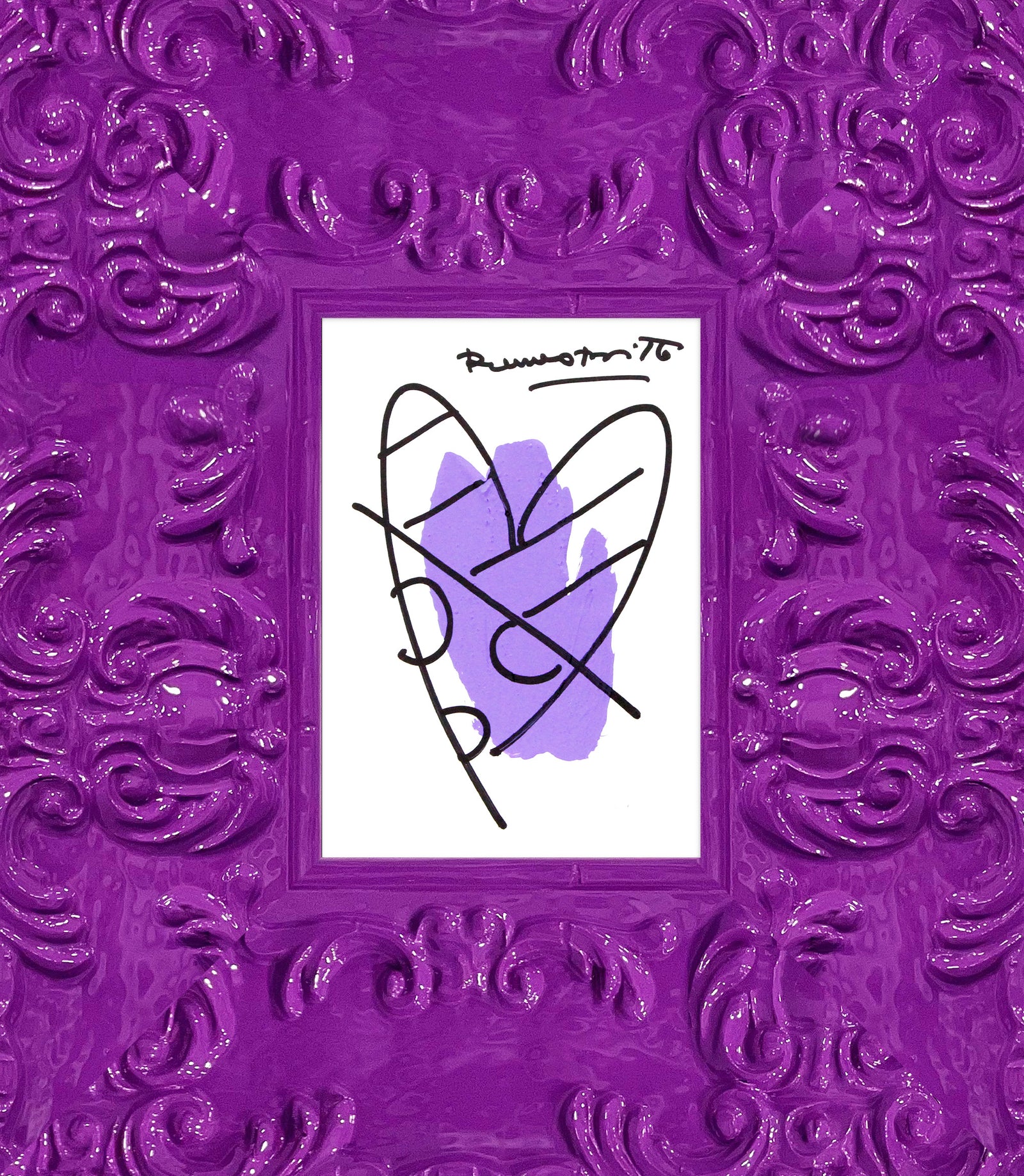 thomas heartbeat collection original drawing  colorful decorative collectible gift idea