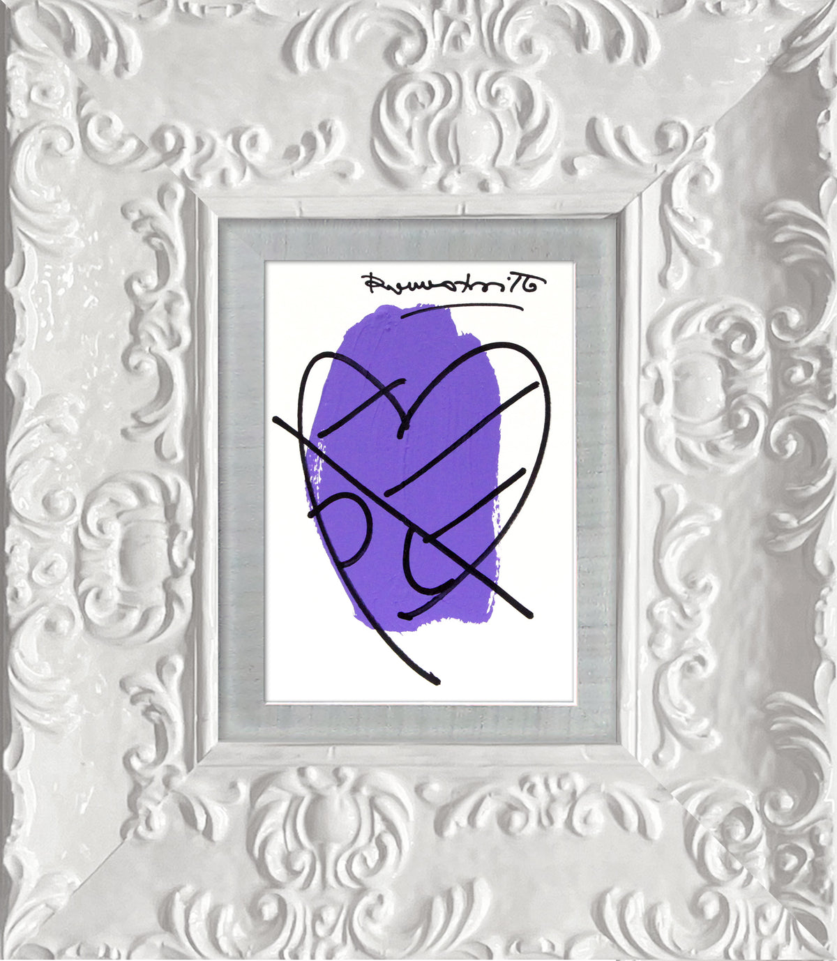 thomas heartbeat collection original drawing  colorful decorative collectible gift idea