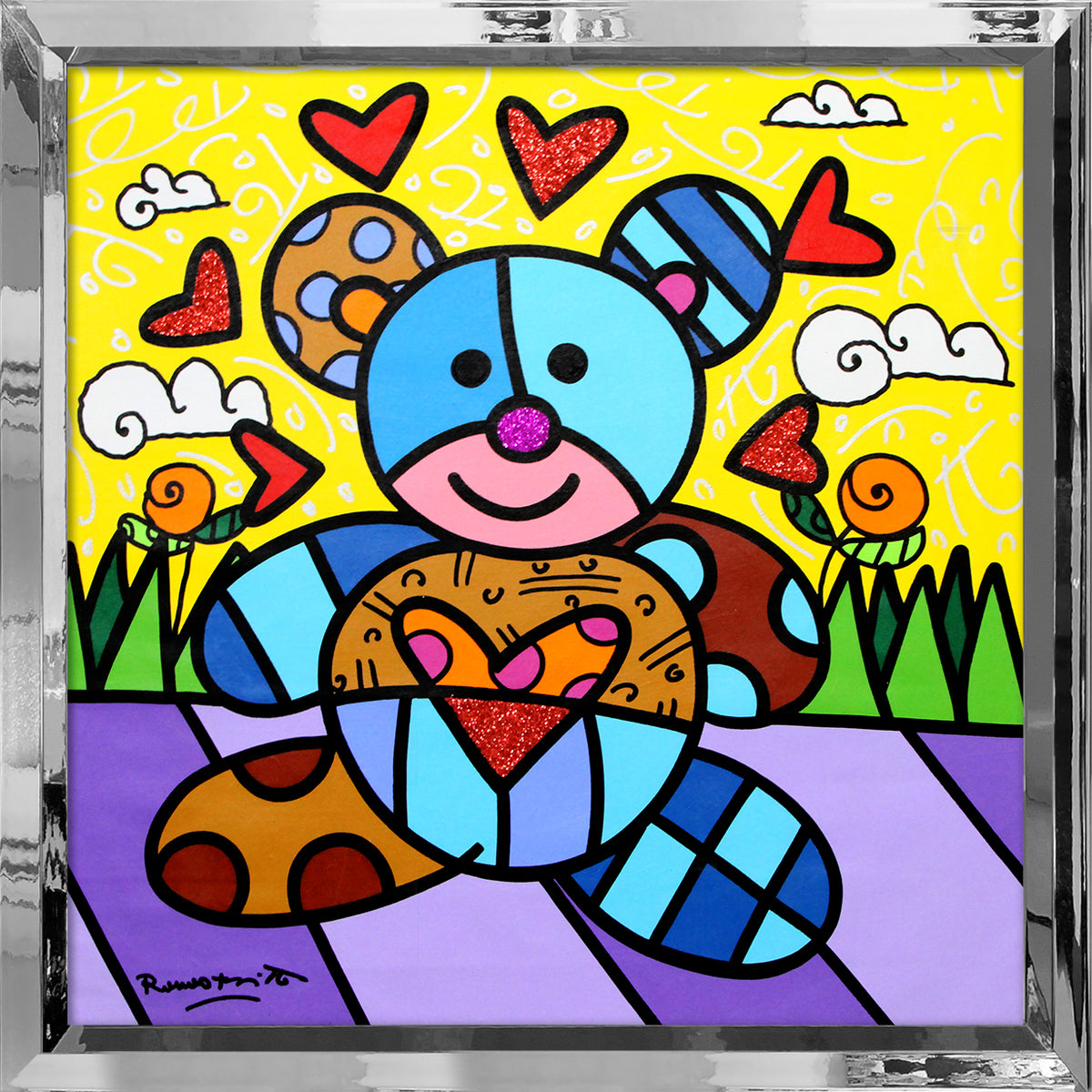 TEDDY BEAR - Original Painting – Shop Britto