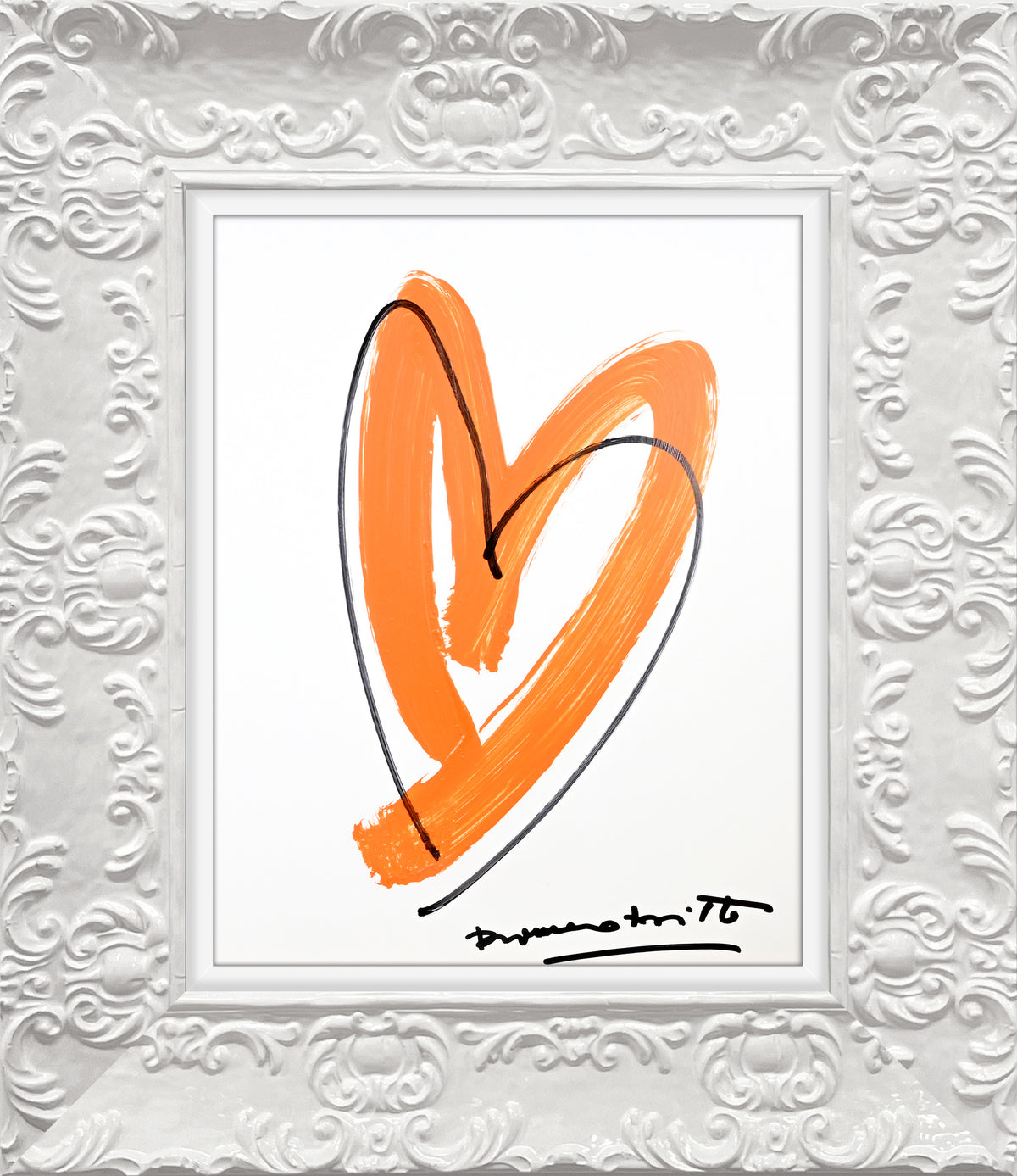 thomas heartbeat collection original drawing  colorful decorative collectible gift idea