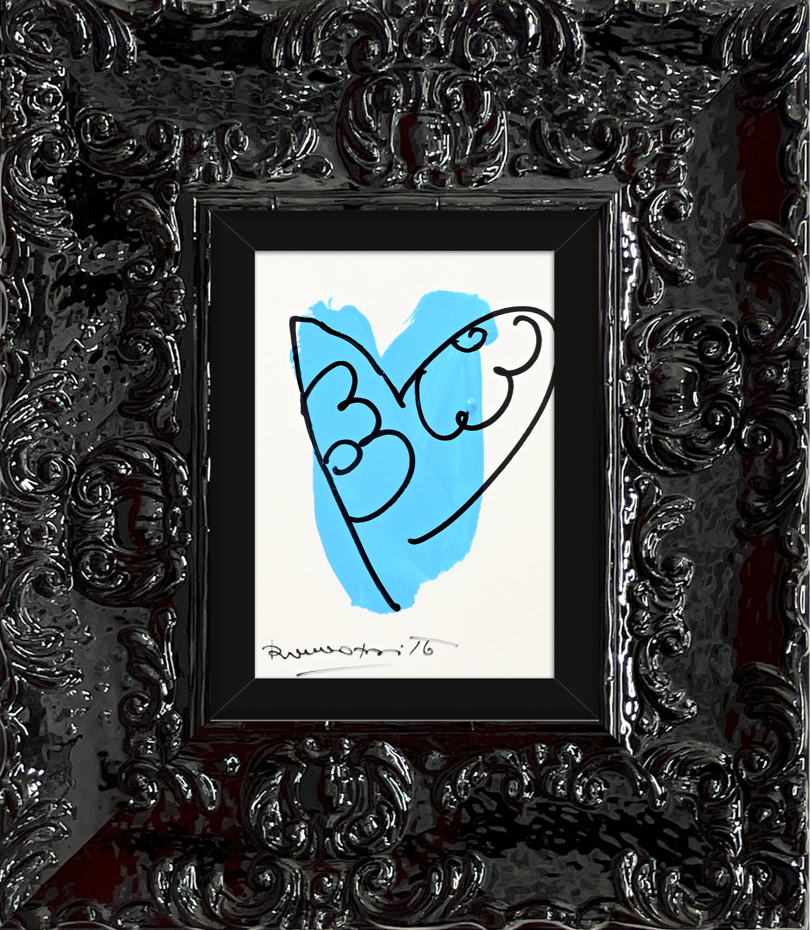 thomas heartbeat collection original drawing  colorful decorative collectible gift idea