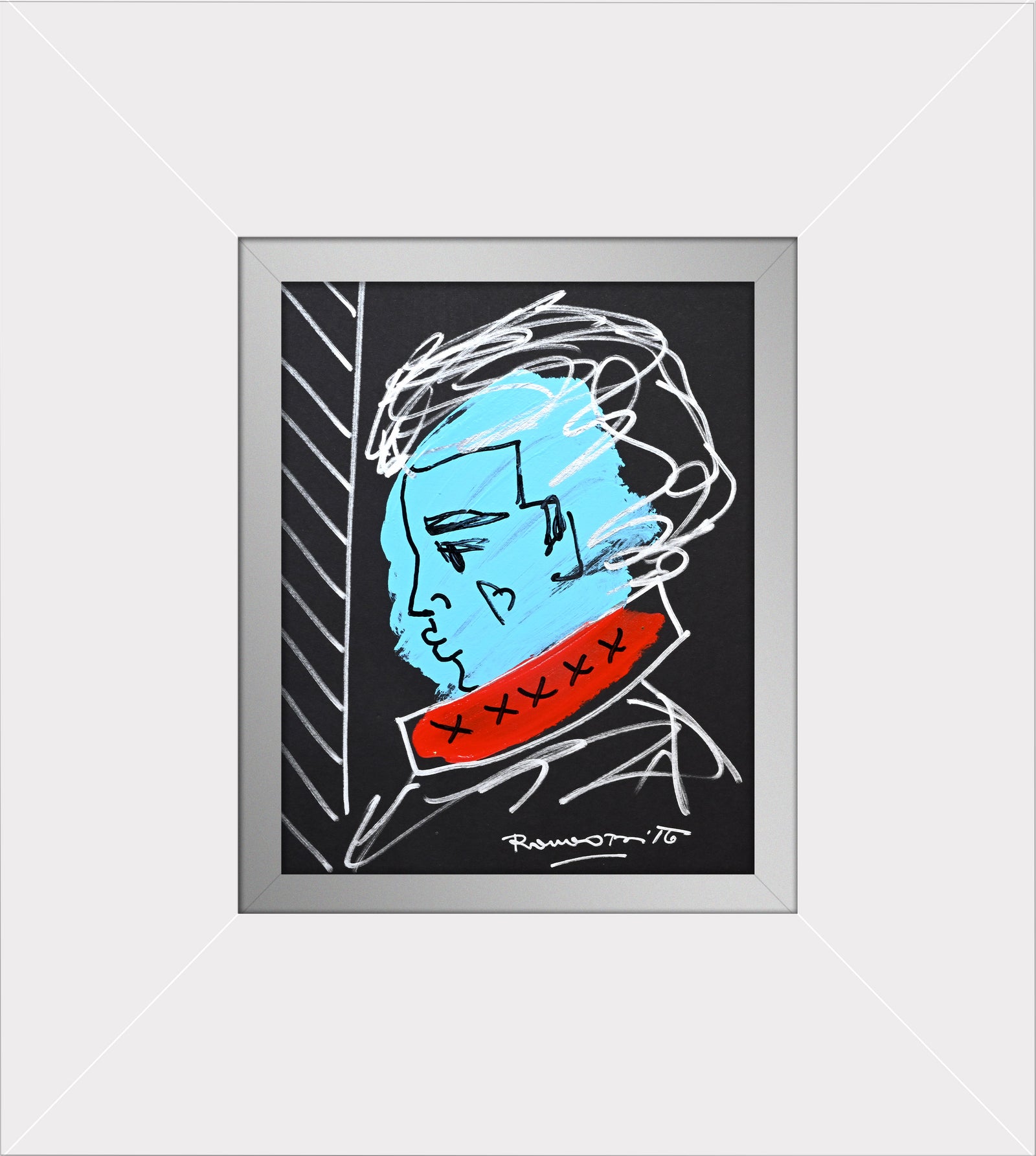 love collection man original drawing  artistic colorful design collectible