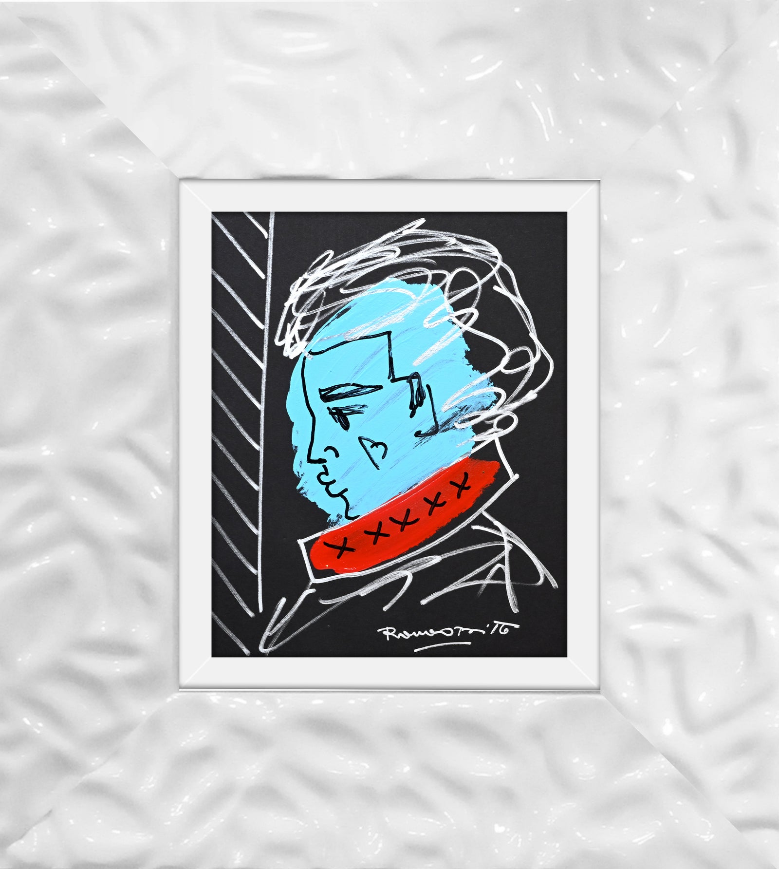 love collection man original drawing  artistic colorful design collectible