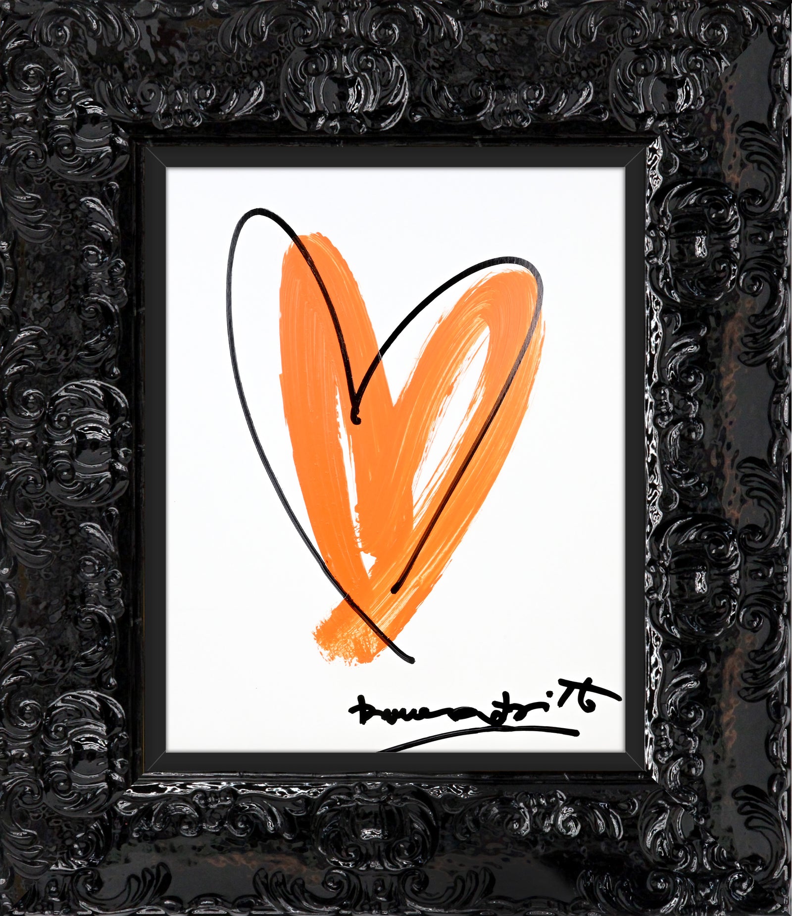 thomas heartbeat collection original drawing  colorful decorative collectible gift idea