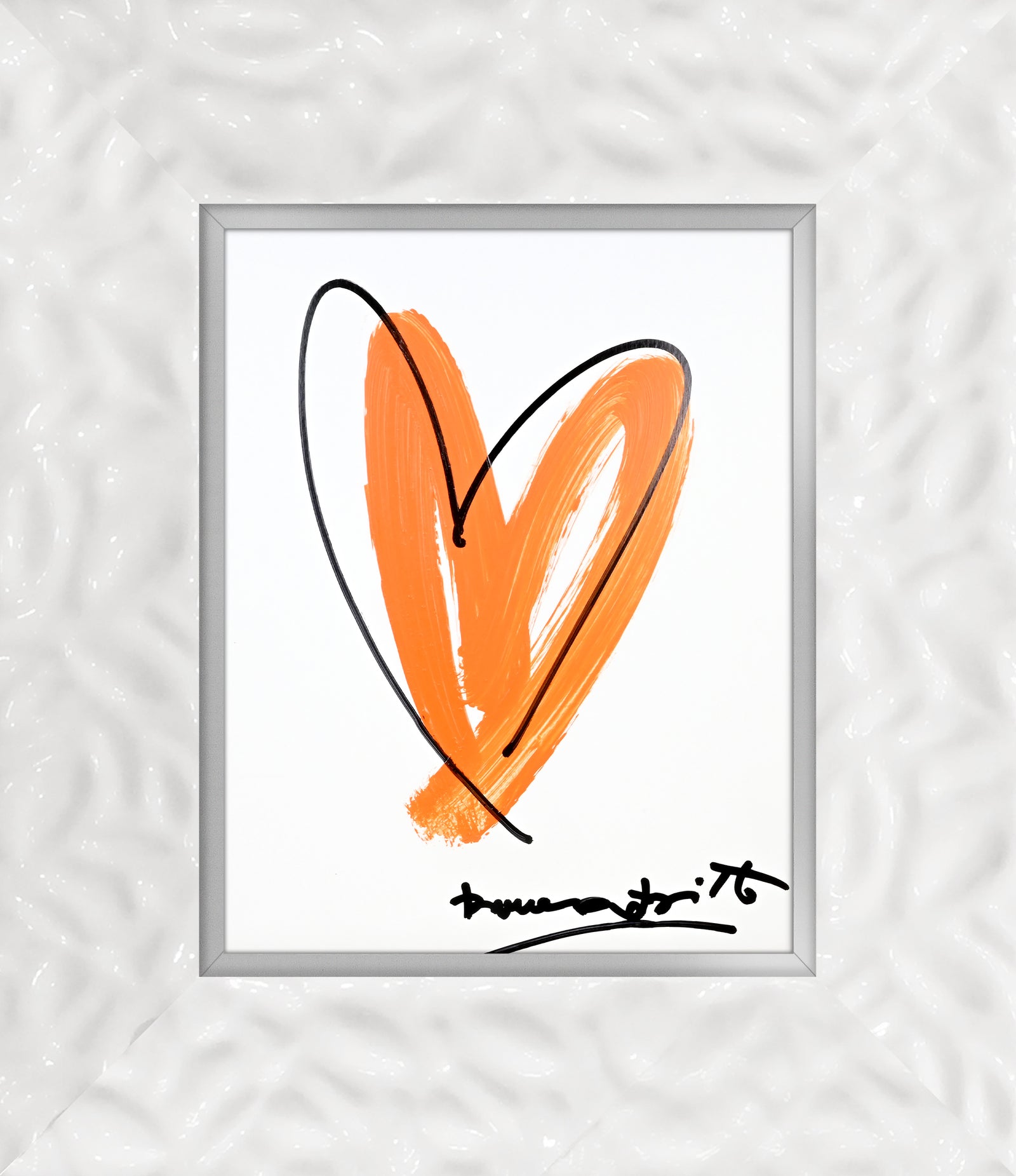 thomas heartbeat collection original drawing  colorful decorative collectible gift idea