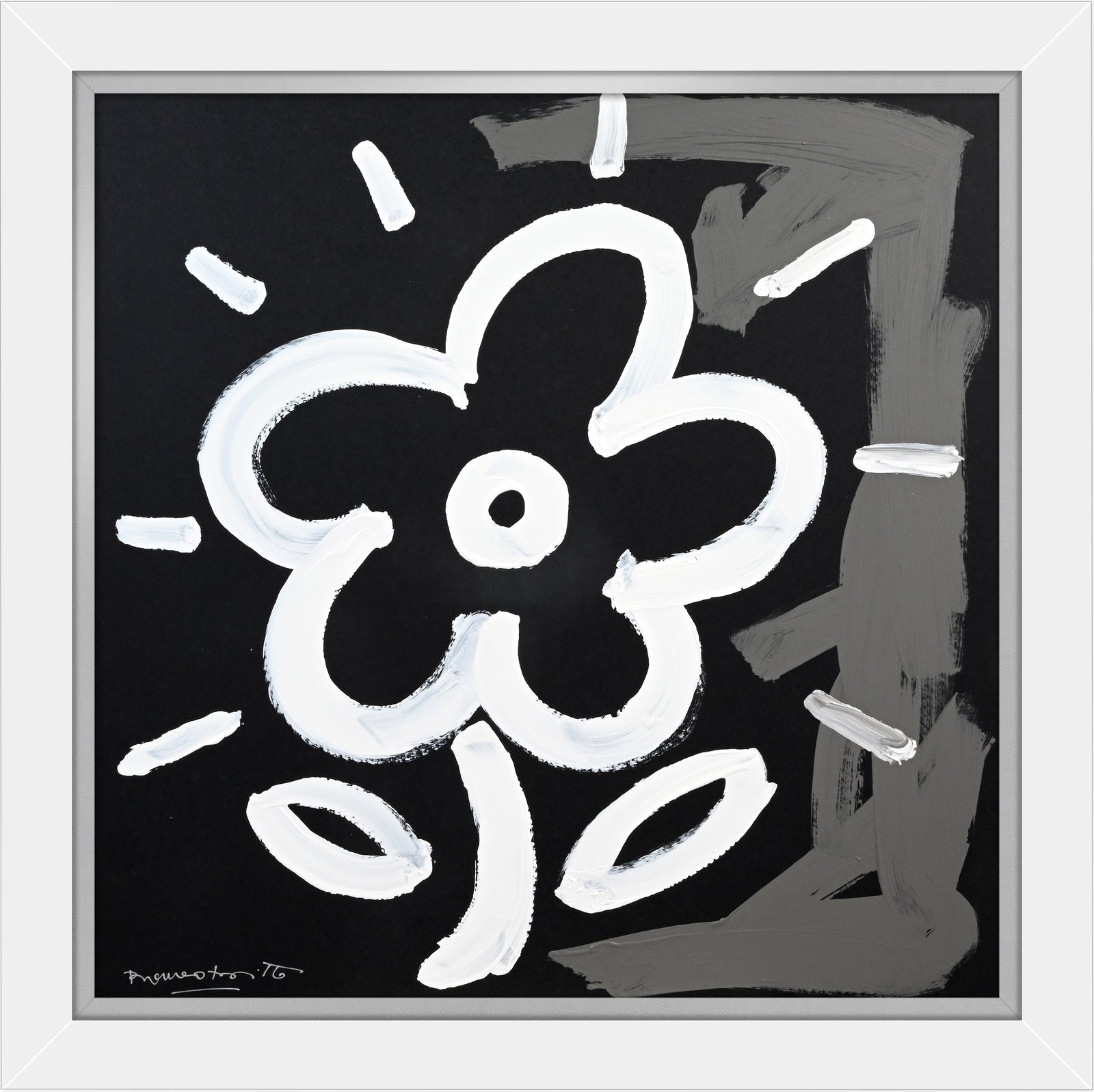 Romero Britto weekend collection original drawing  colorful pop art design