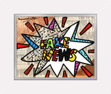 FAKE NEWS -  Original Painting