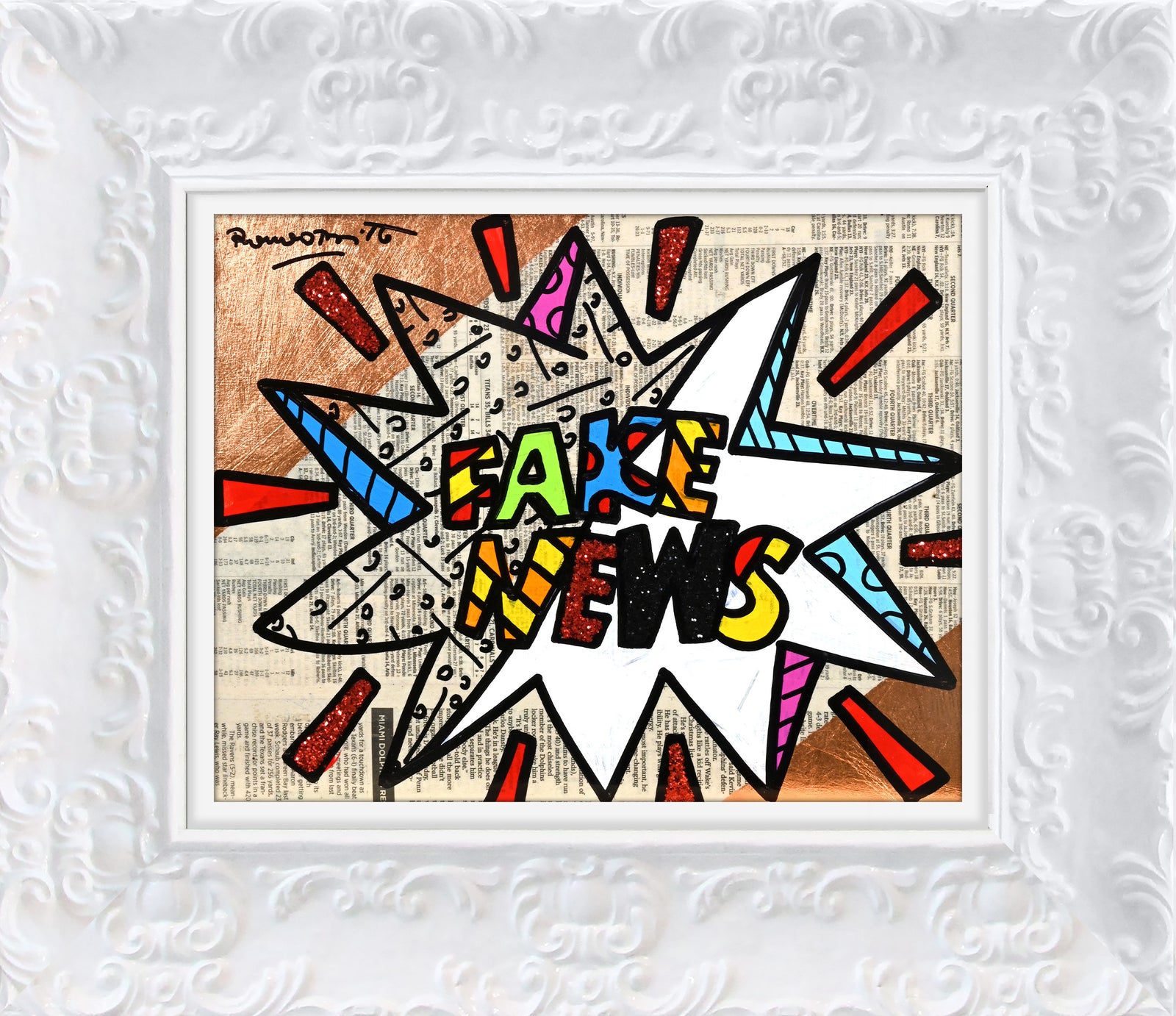 FAKE NEWS -  Original Painting