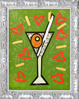 OLIVE MARTINI -  Mixed Media Original