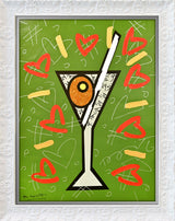 OLIVE MARTINI -  Mixed Media Original