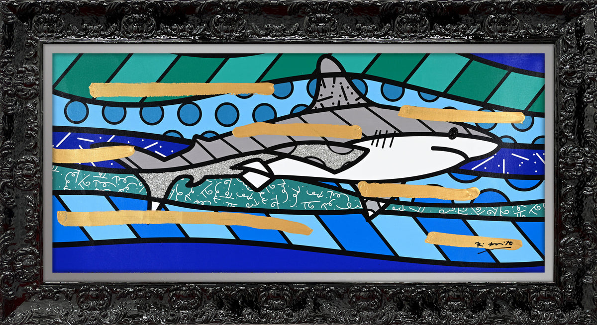 BRENDAN'S SHARK -  Mixed Media Original