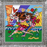 LOVE IN THE PARK -  Mixed Media Original