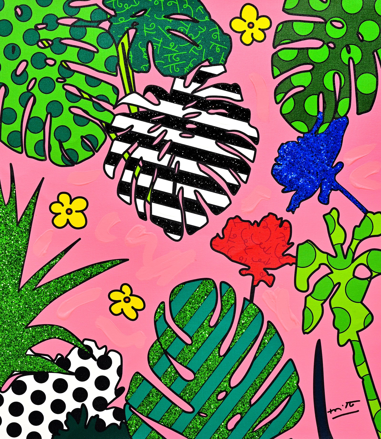 Tropicalia -  Mixed Media Original