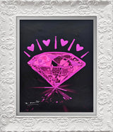 MAGENTA DIAMOND - Mixed Media Original **SOLD**