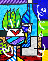 TO A GOOD LIFE -  Mixed Media Original *SOLD*