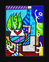 TO A GOOD LIFE -  Mixed Media Original *SOLD*