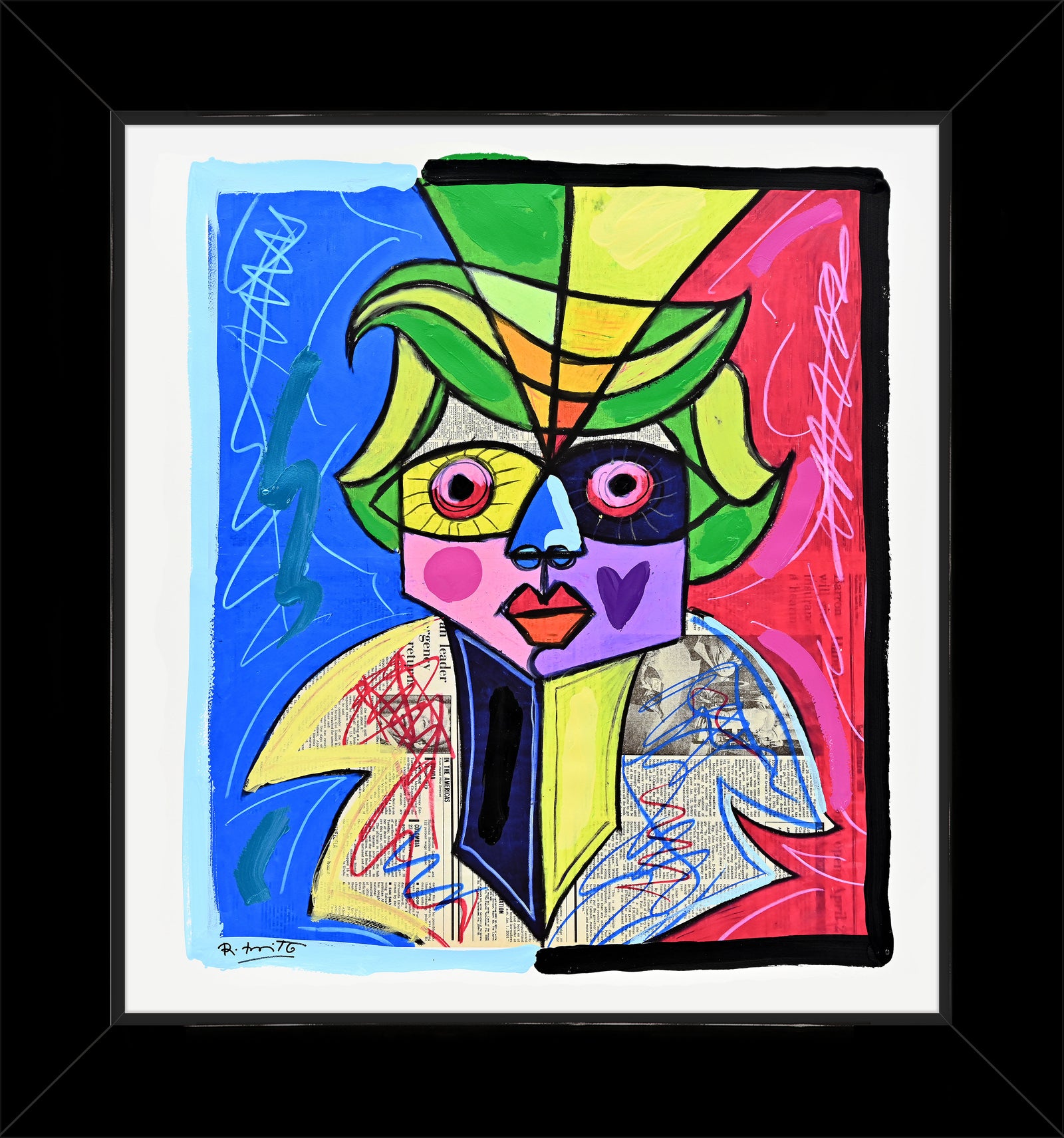 Venice Carnival - Mixed Media Original