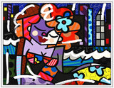 DOWNTOWN GIRL - Mixed Media Original