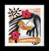 BRAZILIAN LIPS -  Mixed Media Original