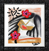 BRAZILIAN LIPS -  Mixed Media Original