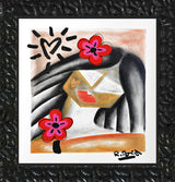 BRAZILIAN LIPS -  Mixed Media Original