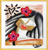 BRAZILIAN LIPS -  Mixed Media Original