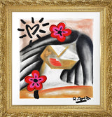 BRAZILIAN LIPS -  Mixed Media Original