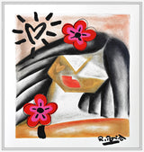 BRAZILIAN LIPS -  Mixed Media Original