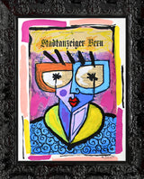 SWISS LADY - Mixed Media Original