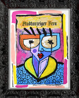 SWISS LADY - Mixed Media Original