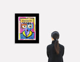 SWISS LADY - Mixed Media Original
