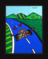 RACE CAR -  Mixed Media Original *SOLD*