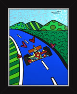 RACE CAR -  Mixed Media Original *SOLD*