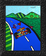 RACE CAR -  Mixed Media Original *SOLD*