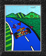 RACE CAR -  Mixed Media Original *SOLD*