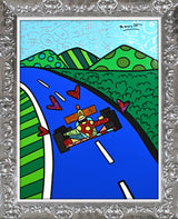 RACE CAR -  Mixed Media Original *SOLD*