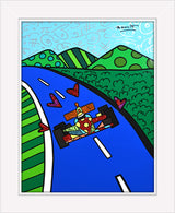 RACE CAR -  Mixed Media Original *SOLD*